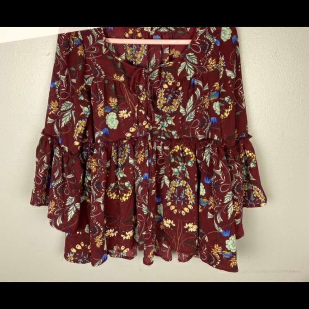 Floral Baby Doll Top